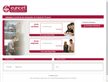 Tablet Screenshot of fct.euncet.es